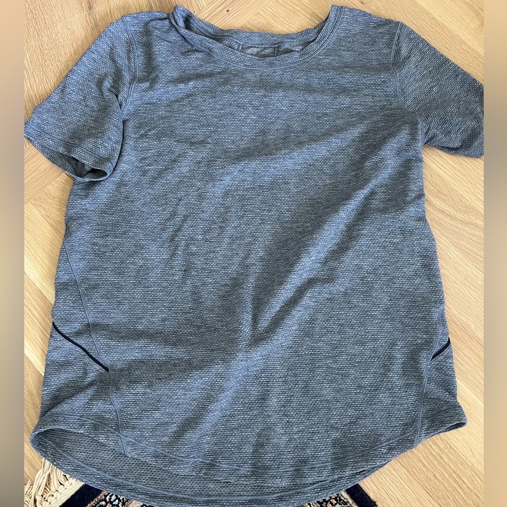 Lululemon Long Distance Short Sleeve (Heathered True Navy)